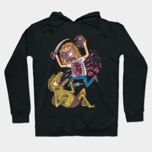 Sea Monster vs Pirate Hoodie